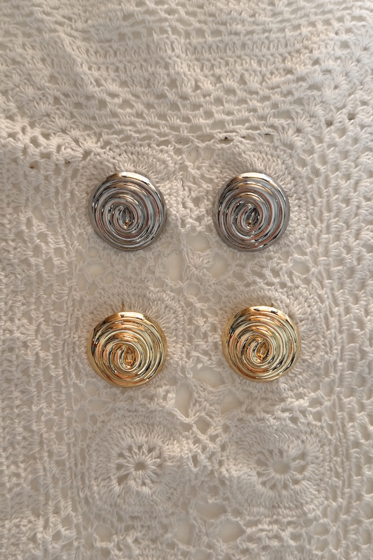 Spirale Earrings - Silver