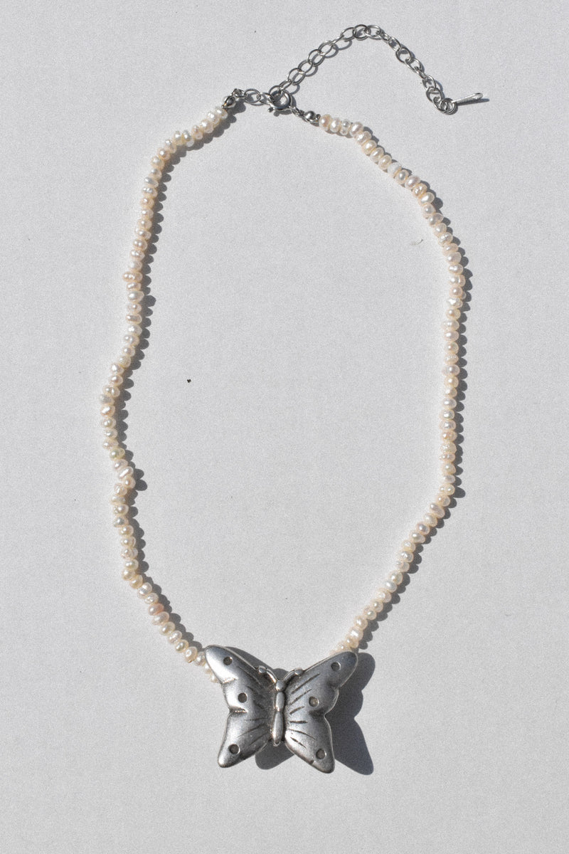 Papillon Pearl Necklace
