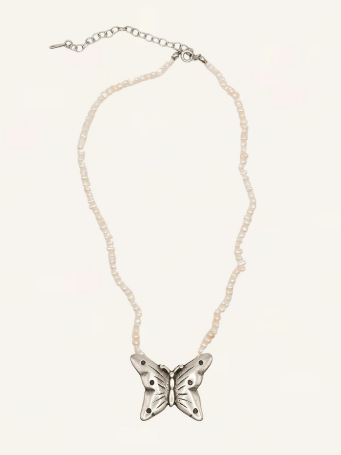 Papillon Pearl Necklace