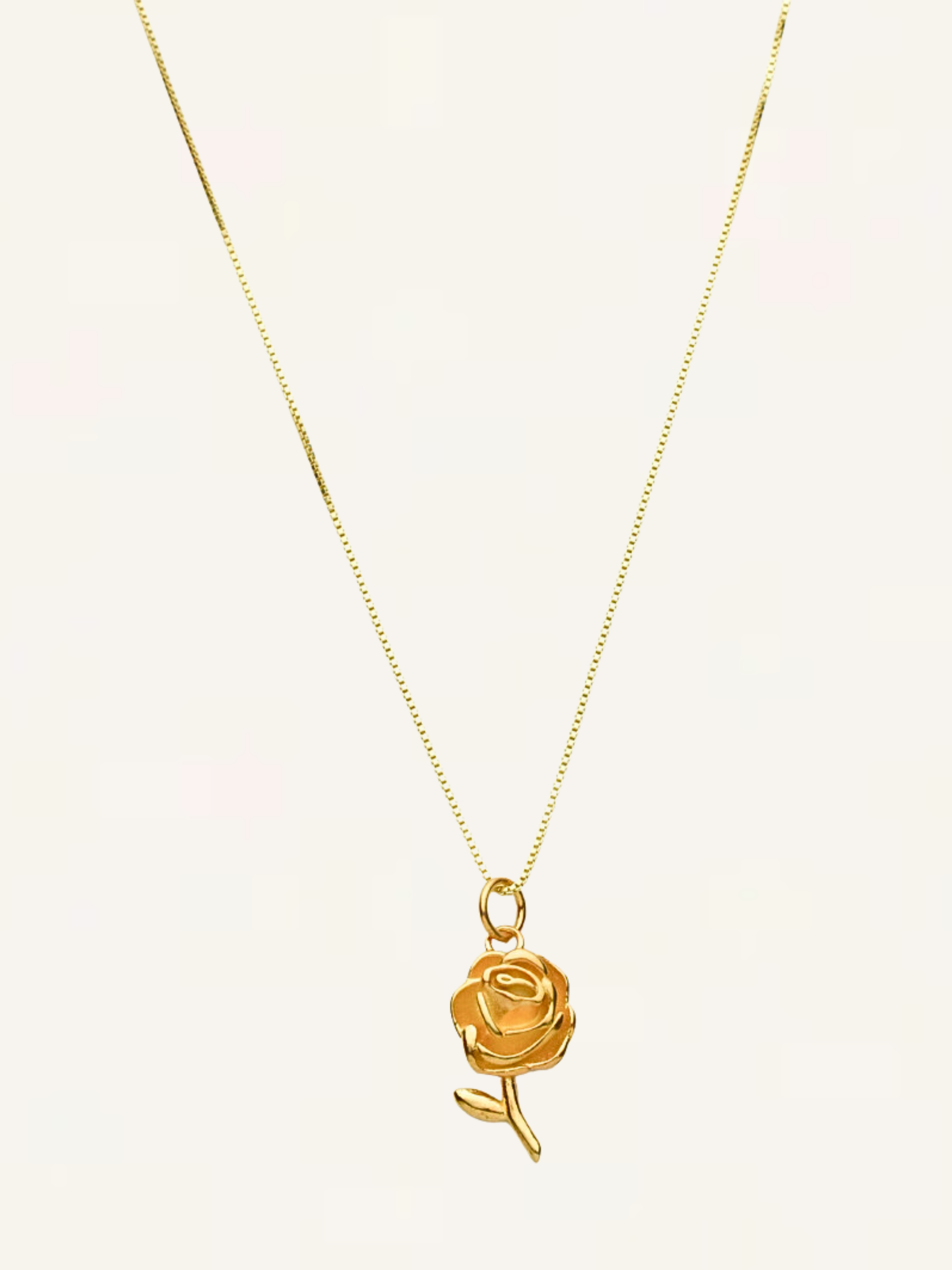 Rose Charm Necklace
