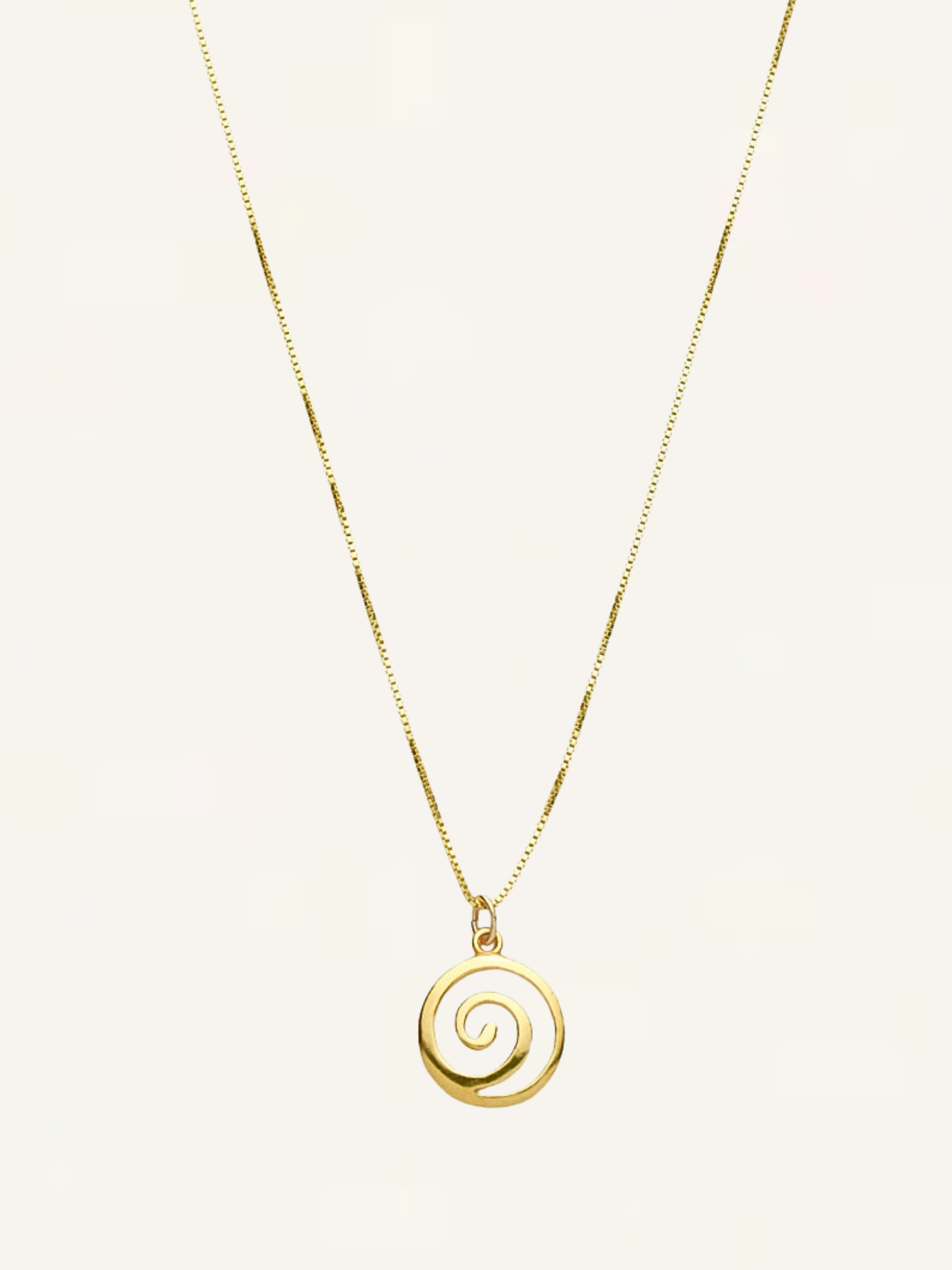 Spiral Charm Necklace