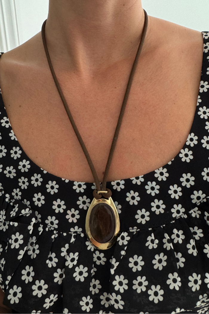 Vintage Corded Pendant