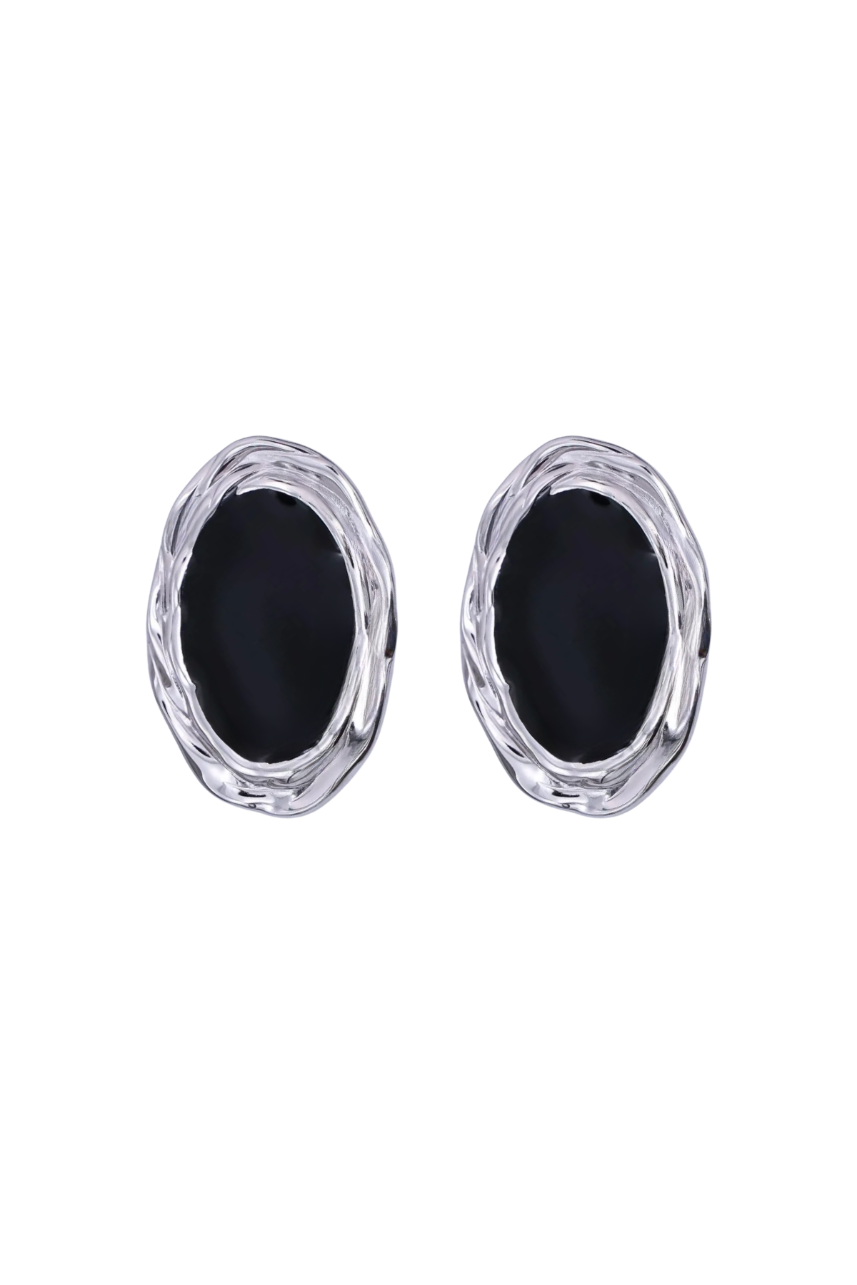 Noir Earrings - Silver