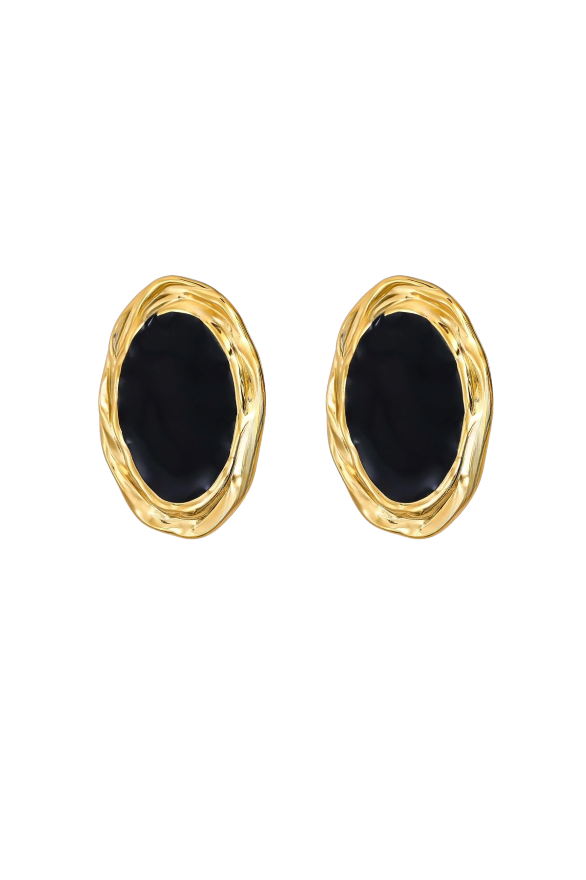 Noir Earrings - Gold