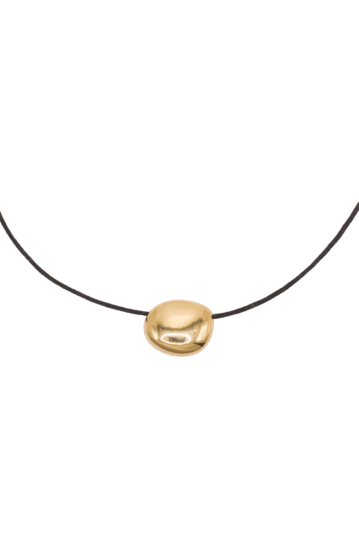 Stone Necklace - Gold