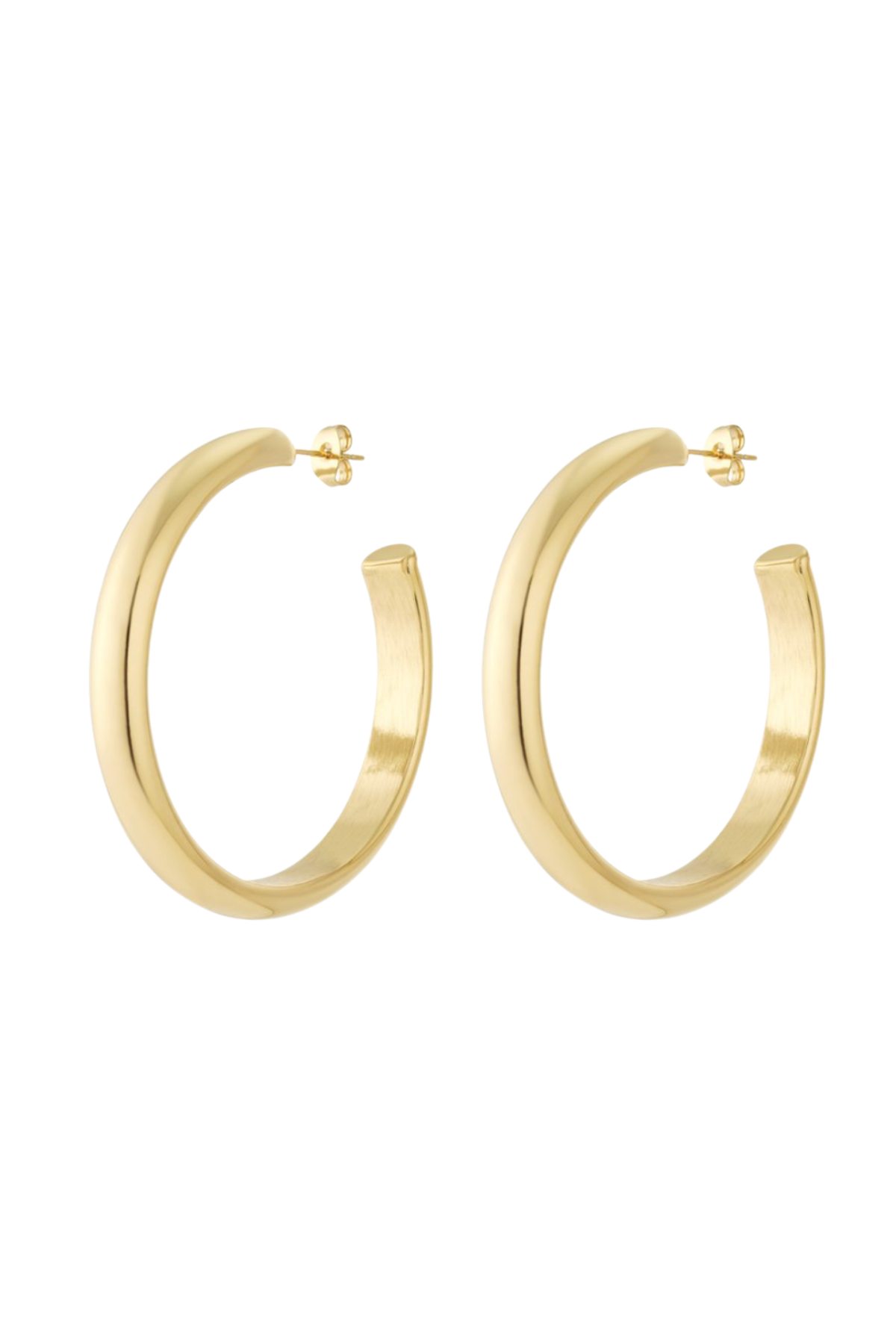 Lilah Gold Hoops - Large