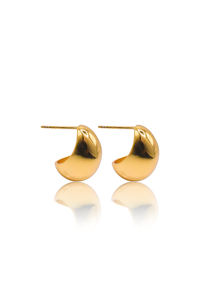 Bean Studs - Gold