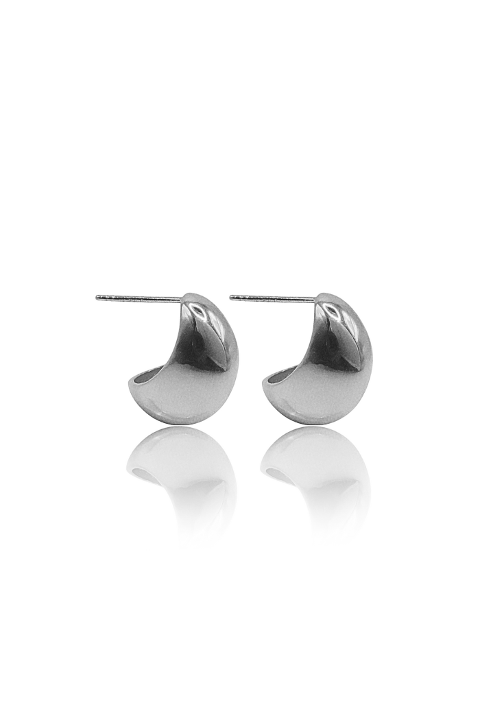 Bean Studs - Silver