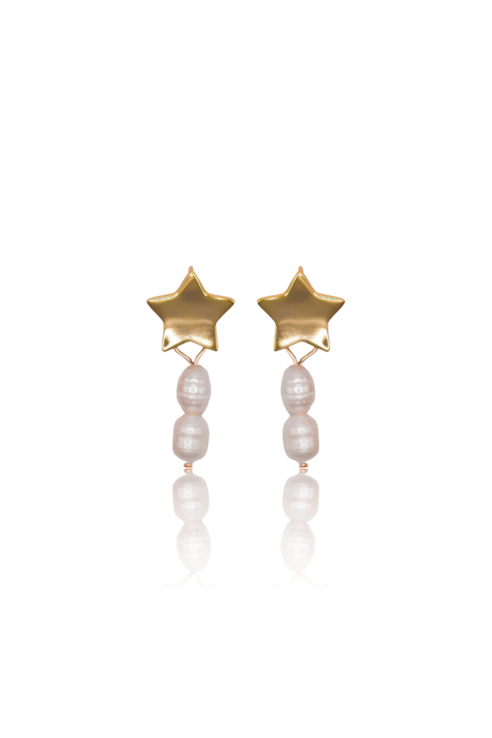 Celeste Earrings - Silver/Gold