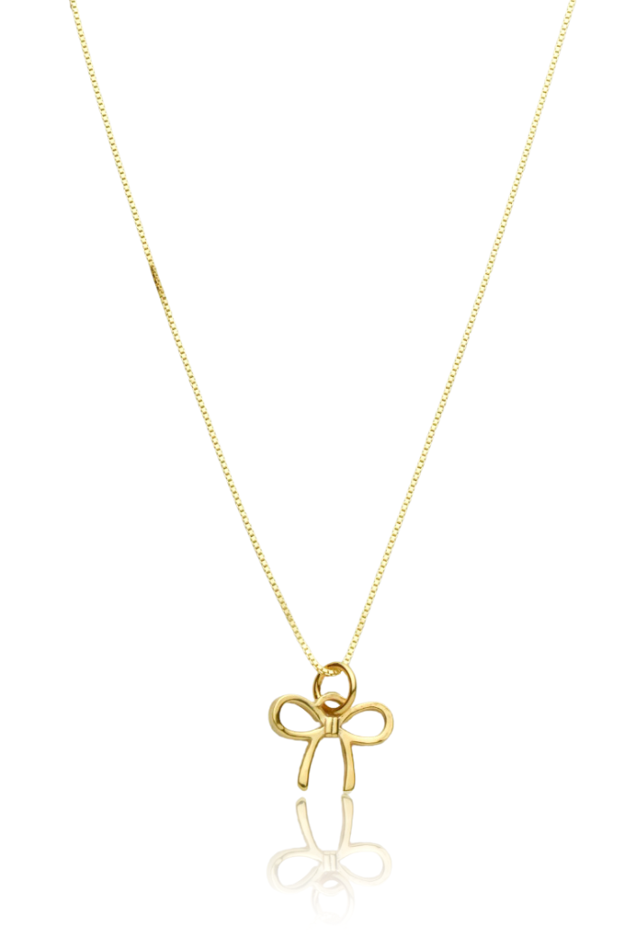 Bow Charm Necklace