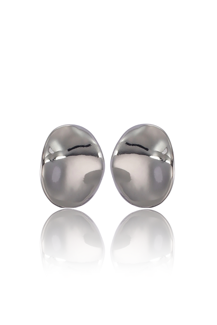 Molten Earrings - Silver