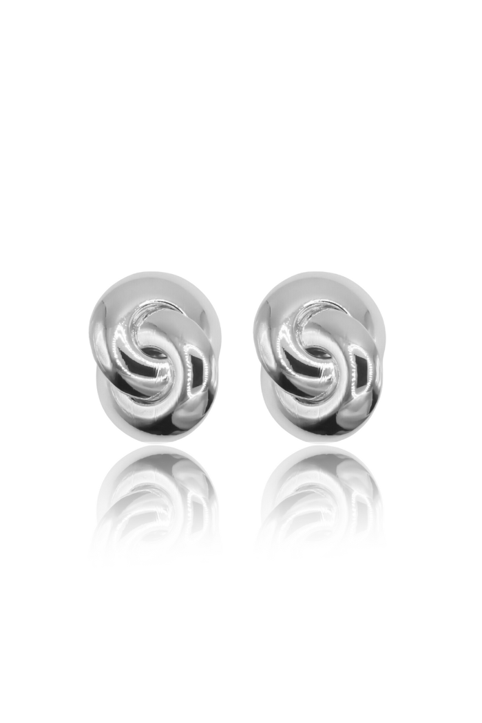 Weave Earring - Silver