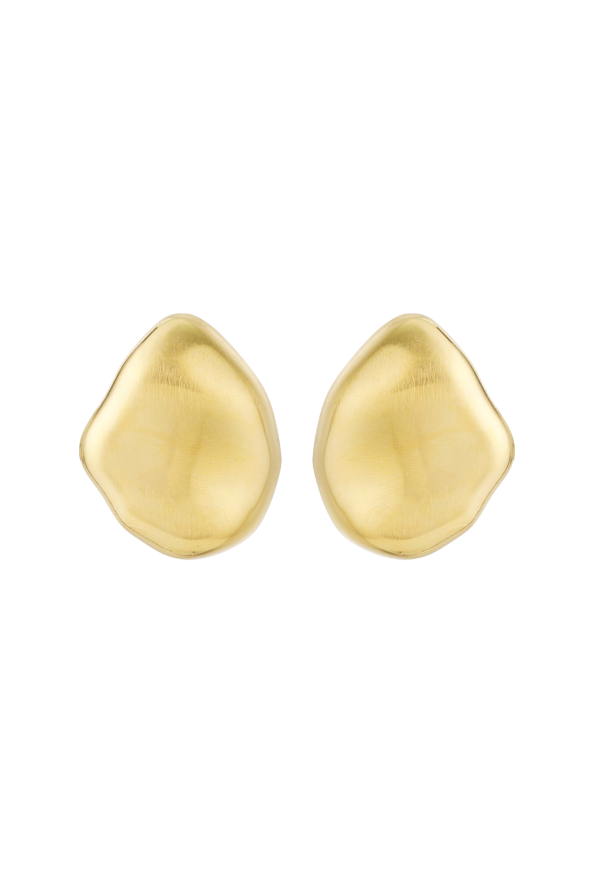 Pebble Earrings - Gold