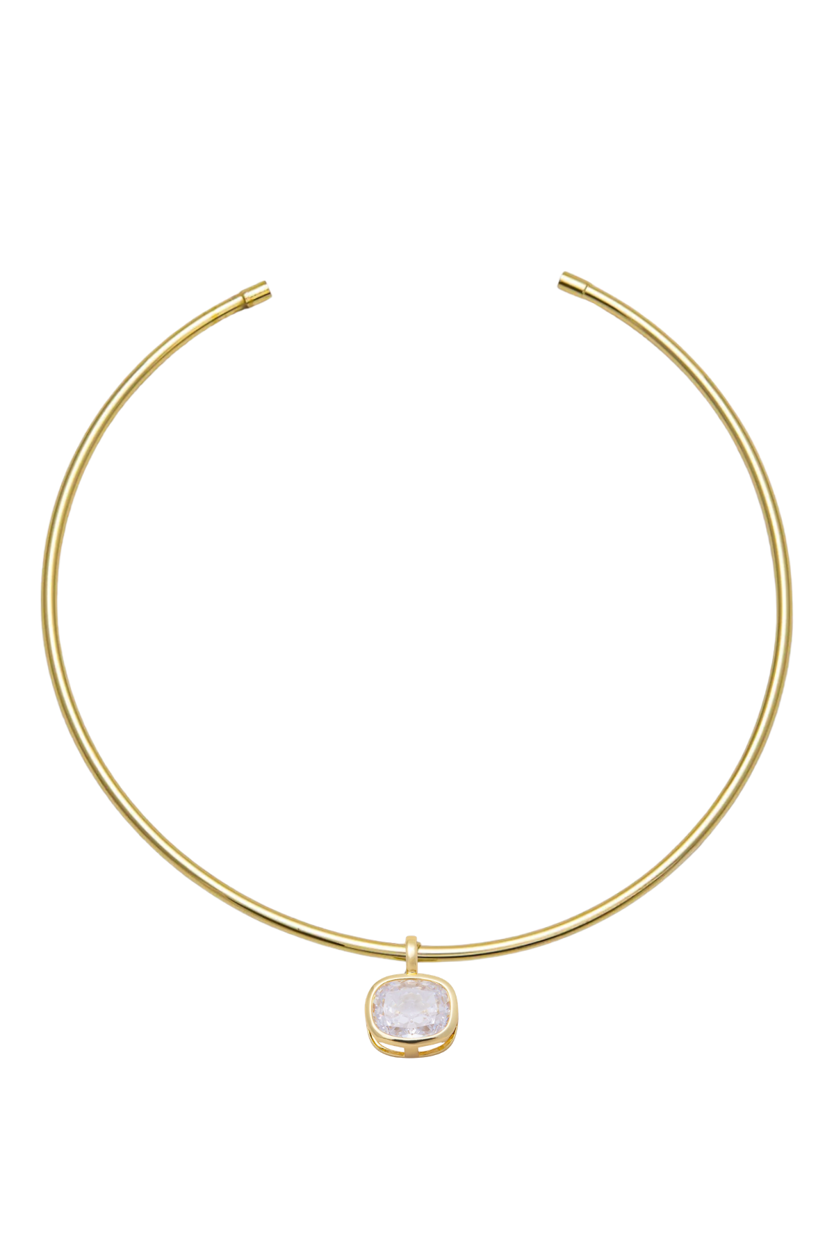 Baguette Diamond Collar - Gold