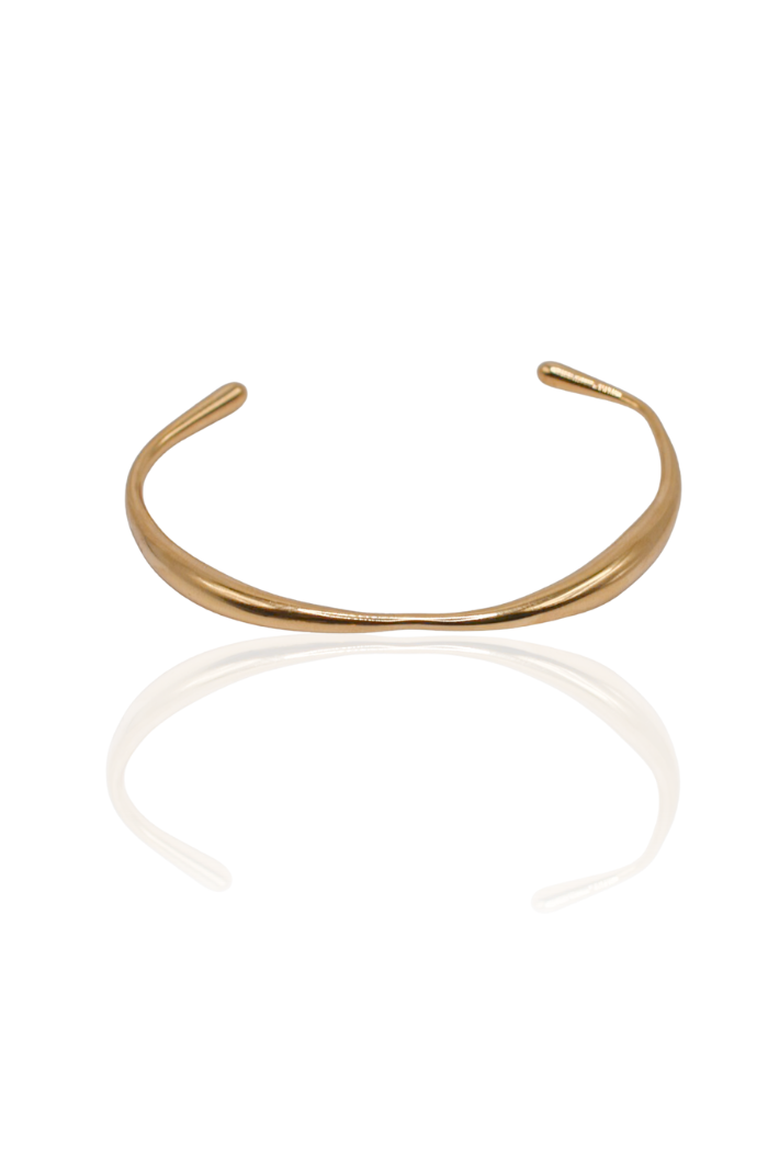 Organic Bangle - Small - Gold