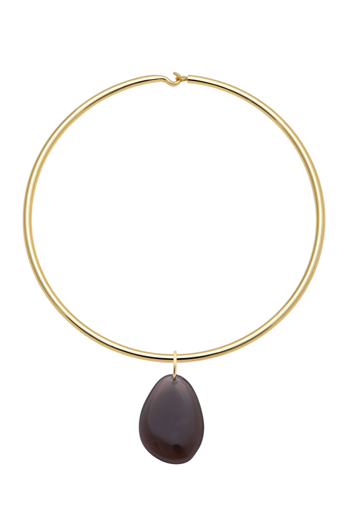Teardrop Collar - Black Agate