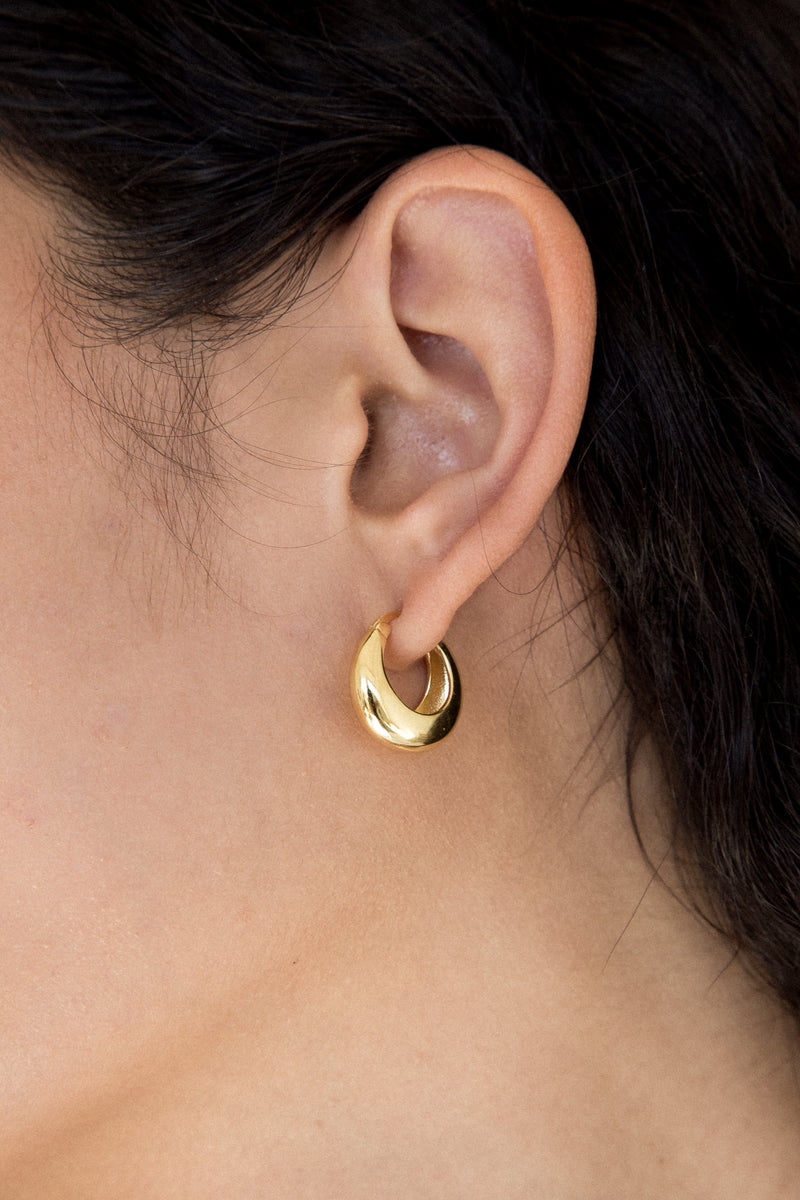 Leah Gold Hoops