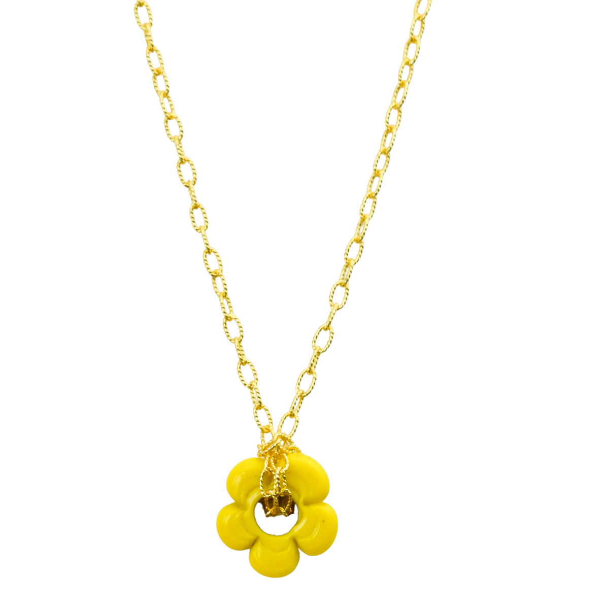 Fleur Necklace - Yellow