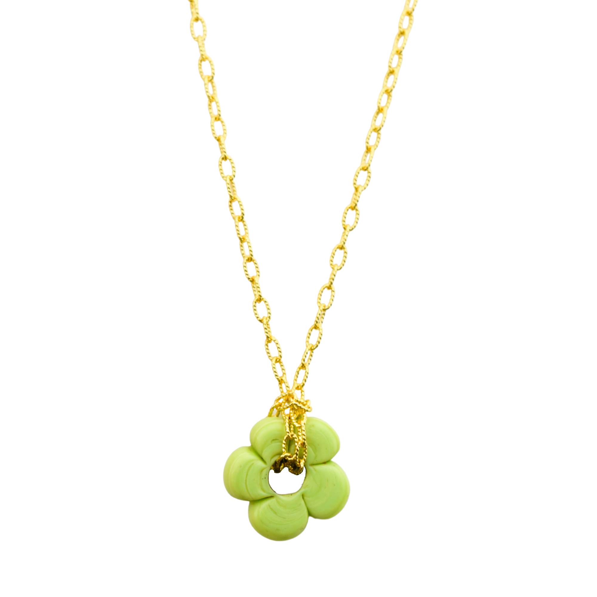 Fleur Necklace - Soft Green