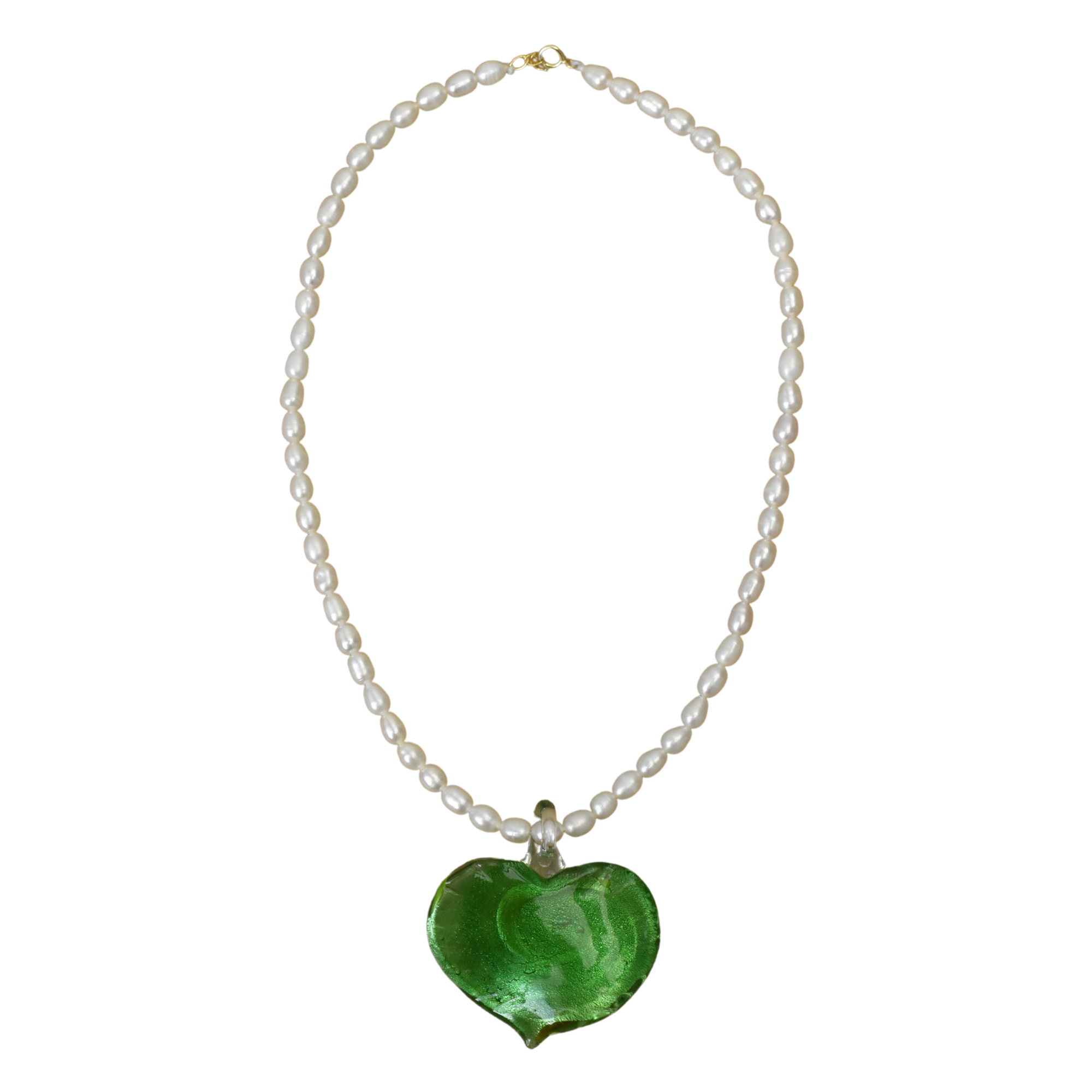 Murano Amore Necklace - Green