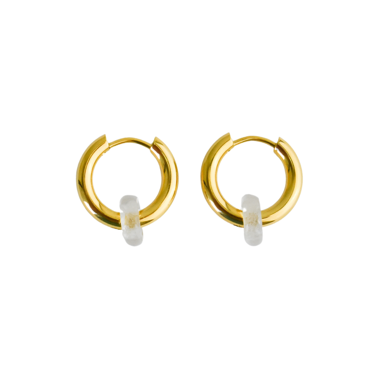 Verre Earrings - Clear - PRE ORDER