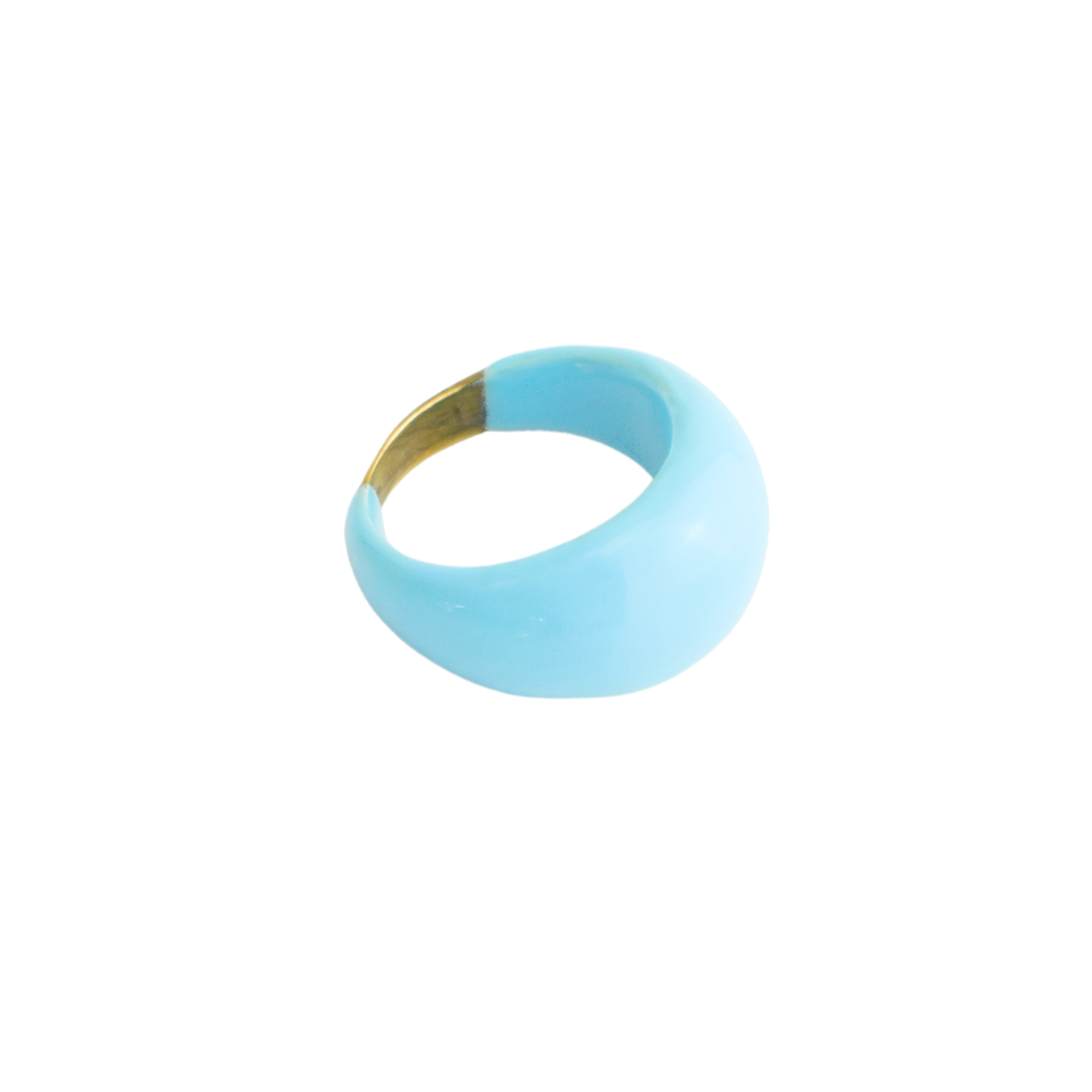 Jelly Ring - Large Dome - Robin Egg - SAMPLE